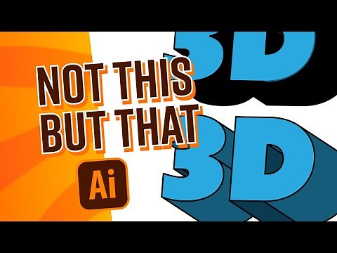 How To Outline A 3D Object In Illustrator
