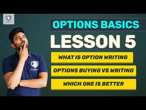 What is Option writing(selling) and how is it different then option buying - detailed video