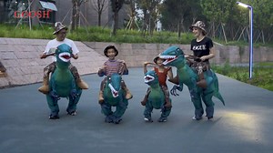 Watch Inflatable Dinosaur Costume on Amazon Live