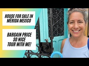 Cheap house for sale in Mérida Mexico. Tour with me!