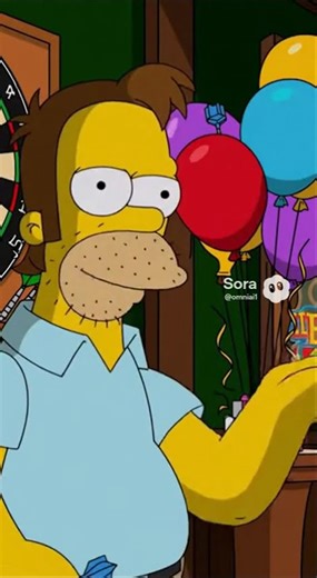 Barney Gumble’s Dartboard Disaster 😂🎯 | sora 2 | #shorts #ai #sora #simpsons #aivideo
