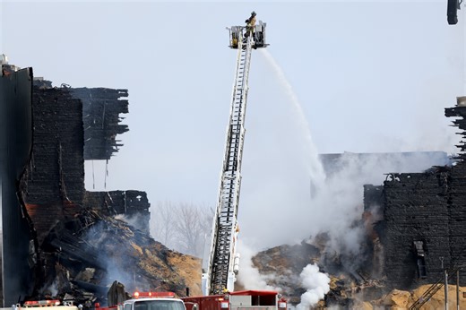 No injuries reported at Warren grain elevator fire; cause remains under investigation