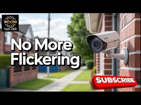 How to fix flickering image or lines on the screen of a CCTV camera