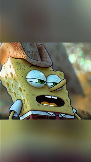 "Who you callin' Pinhead?' Spongebob scene just got a 3D glow-up and I'm SPEECHLESS 😮