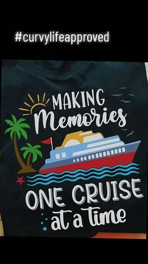 taking a vacation? get a custom graphic tshirt made for the trip #curvylifeapproved #cruiselife #vacationmode