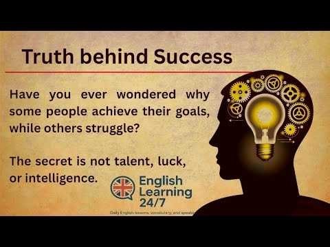 Truth behind the Success Improve Your English speaking skills English Listening for Beginners