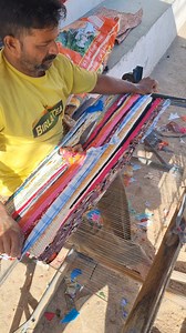 951K views · 4K reactions | Indian traditional process of making mat from old clothes #handmade | Desi journey | Facebook