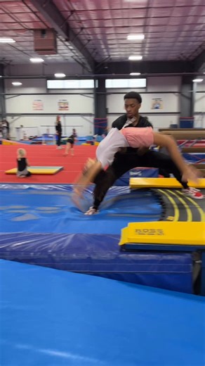 Best Gymnastics on Instagram: "Back handspring? More like back nailed it."
