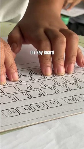 DIY keyboard (1/8 illustration board)