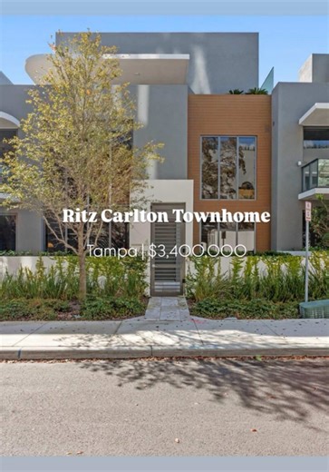 Ritz-Carlton Tampa Townhome: Luxury Living & Privacy