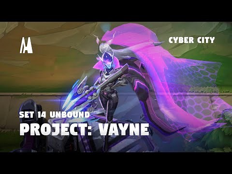 PROJECT: VAYNE UNBOUND | FINISHER, BOOM, EMOTES | TFT SET 14