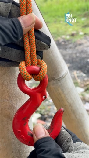 simple lark head knot trick #diy #knotlessbraids #outdoors #viral #fblifestyle #tutorial | Egi Knot