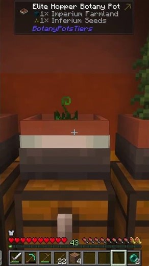 Elite Hopper Botany Pot #modded #minecraft