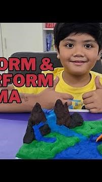 How to make Landform and Waterform Diorama using clay