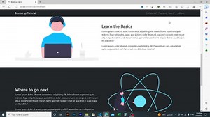 Responsive Landing Page with HTML,CSS(Bootstrap)&JS