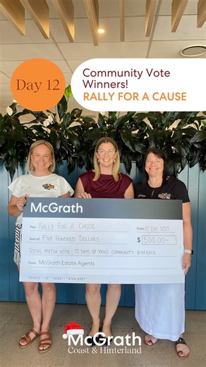 🎄 Day 12 – Community Nominated Charity: Rally for a Cause 🎄 For Day 12 of our 12 Days of Christmas Community Giveback, we are honoured to announce our community-nominated charity for 2025… Rally for a Cause. Throughout November, our community cast their votes for the local charities and initiatives they felt could use a helping hand this Christmas. It was heartwarming to see such strong support for so many deserving organisations and a powerful reminder of the incredible work happening across 