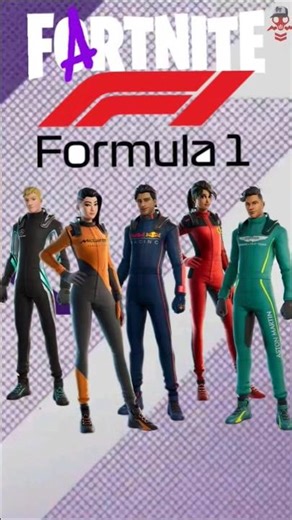 Fortnite x Formula1 Skins