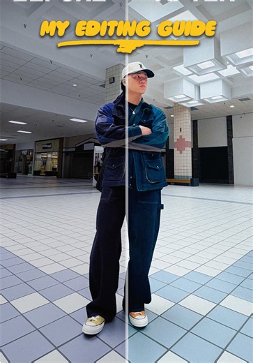 Enhancing 90's Mall Photos with Lightroom on Mobile