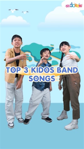 TOP 3 Kidos Band Songs! Mana favoritmu? #mydoremi #kidosband #kidos #laguanak #shorts