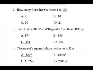 Jawahar Navodaya Vidyalaya Class 6th model paper 2021 Math Part 22 navodaya entrance Exam 2021