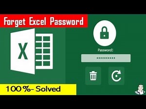 Forget Excel Password | How to Remove and Recover Password from Excel | excel password recovery | GK