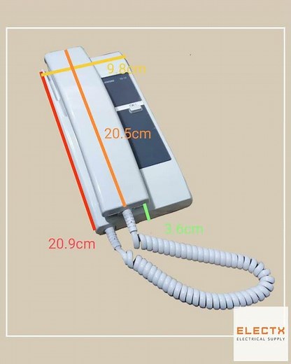 Aiphone 24 Sub Station Intercom System With 1 Master Unit, Power Supply 12V 10A