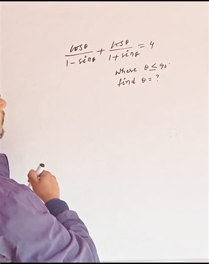 Sonu Kumar on Instagram: "Class 10 Trigonometry | Most Expected Question for Boards! Question: Find the value of θ, if 🔥 In this video, we solve a super important and tricky trigonometry question step-by-step! ✔️ Easy explanation ✔️ Board-oriented solution ✔️ Perfect for last-minute revision ✔️ Must-watch for Class 10 CBSE students! 👉 This question is frequently asked in PRE-BOARDS and FINAL Board Exams, so don’t skip it! ✨ What you will learn How to simplify trigonometric identities How to co