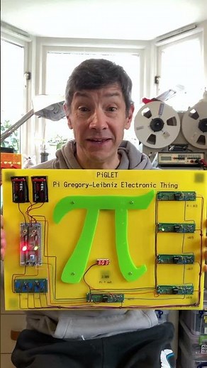 Analogue Computer to Calculate Pi