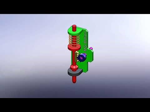 Mechanism 32 Partial Gear Drive Spring-loaded hammer