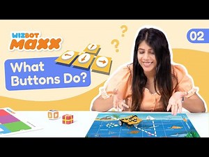 Ep2: How Wizbot Maxx Buttons Work? | Learn to Use Grid Mode | For Kids 4–10
