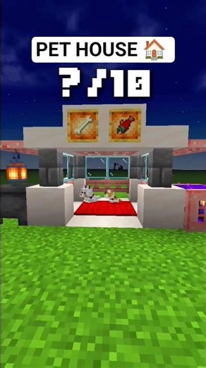 minecraft 🐱 pet 🐶 house 🏠 build 👷‍♂️
