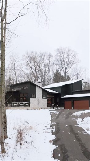 Old World Custom Homes | Ohio Home Builder on Instagram: "Would you live here? 🌲❄️ Make sure you’re following @oldworldcustomhomes to see more homes like this! #customhome #hometour #dreamhome"