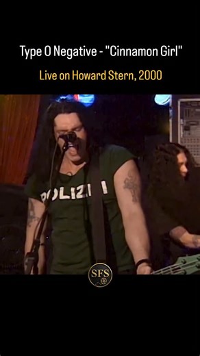 Type O negative covering Neil Young's Cinnamon Girl live on Howard Stern, 2000. 📸 @typeonegativeofficial - @sternshow . #rocknroll #heavymetal | Sticks For Stones