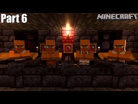 Minecraft Bedrock FNAF Survival | Forging The Best Weapons With The Villagers! [Part 6]