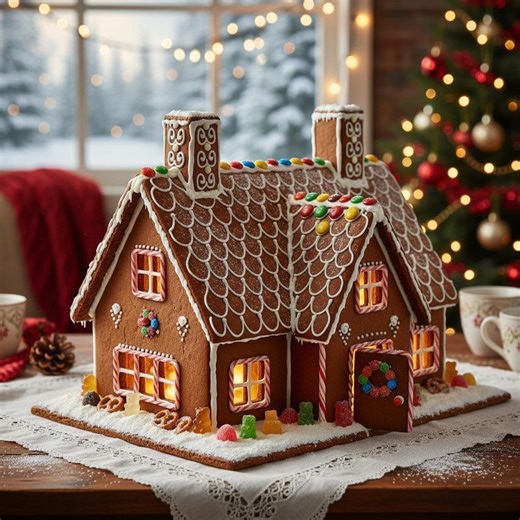 Gingerbread House Template - Classic Easy Home - Etsy Canada