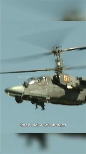 There are three key advantages to why Russian helicopters use two rotors on top