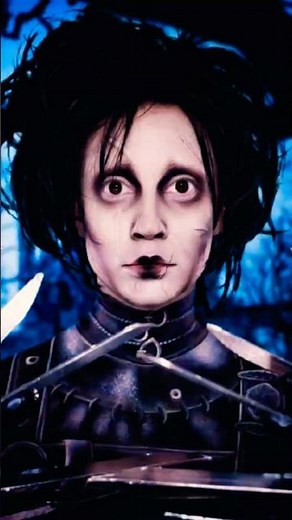 The disturbing secret behind the Edward Scissorhands costume