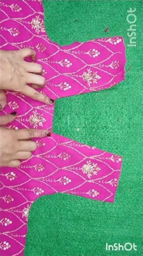 Stylish Glass Neck Design | Full Tutorial ✂️# Shorts