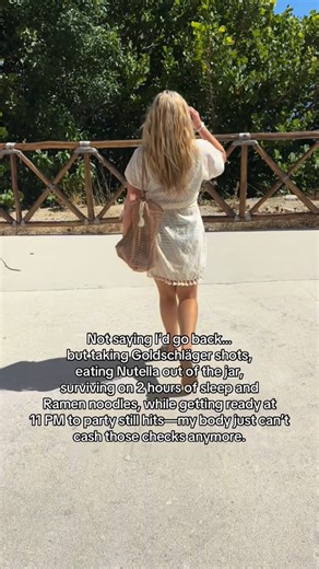 Kelli Richelle on Instagram: "Turning 40 in a couple months has me looking back like… HOW did we ever function in college or our early 20s?! 😂 Drop your most unhinged, ‘my body could NEVER do that now’ story or habit ⬇️ I need to know I’m not alone 😜"