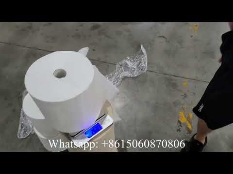 Hardness non woven roll TAD tissue paper cutting machine