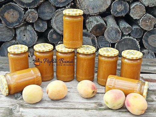 Gem de piersici sau nectarine reteta simpla fara conservanti - Retete cu Gina Bradea