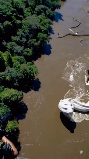 A GIANT hybrid anaconda has been spotted deep in the Amazon Rainforest | Kira.iq