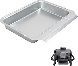 Grill Drip Pan Grease Tray for Ninja Woodfire Outdoor Grill OG701 OG751 OG700 Series, Non Disposable Grease Catch Tray for Ninja 7-in-1 Woodfire Grill Smoker Air Fryer，OG701 OG751