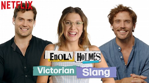 262K views · 3.8K reactions | Know your bags o' mystery from your butter upon bacon? Well you will by the end of this... Millie Bobby Brown, Henry Cavill and Sam Claflin take on the Enola Homes Victorian Slang Challenge. | Netflix | Facebook