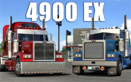 【YouTube】美卡mod_西星4900EX|Western Star 4900 EX *Free ATS Truck Mod*