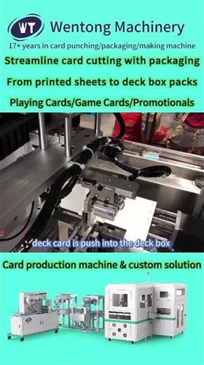 Fully Automated Card Punching & Packaging Line