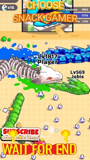 🐍saap wala game video//gaming Top 01 /Best WorldRecord //Snake Epic cacing Wormszoneio// #wormszone