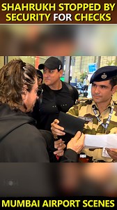 Shah Rukh Khan who holds a global recognition was stopped at the security for Checks at Mumbai Airport. | Bollywood Now