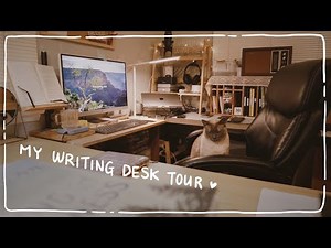 🖋🌼 My highly productive writing desk setup 🖥 🌼 writer's creative space【writing】| Nani