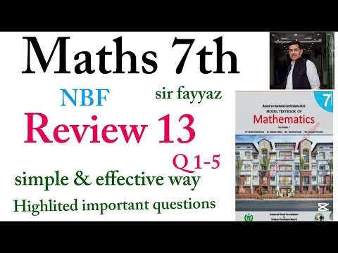 Maths class 7th | Review exercise 13 | rev ex 13 | unit 13 | Probability | Q no 1-5